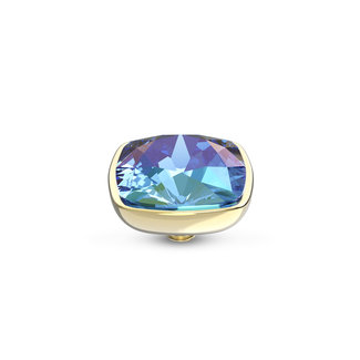 Melano Jewelry Twisted Circular Steentje - Crystal Ocean Delight