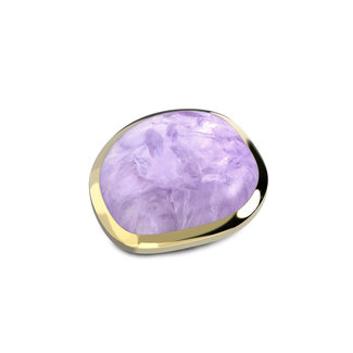 Melano Jewelry Kosmic Shaped Disk Steen - Amethyst