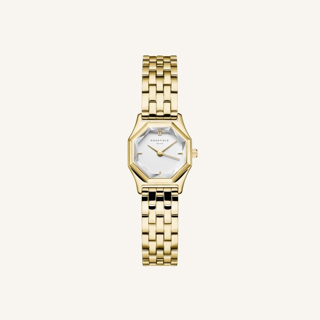 Dameshorloge  Gemme White Steel Gold
