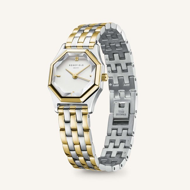 Dameshorloge  Gemme White Steel Gold - Copy