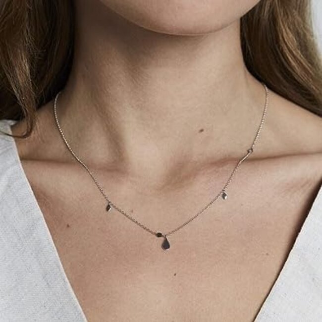 Ketting Iggy Shaped Drop - Zilverplated