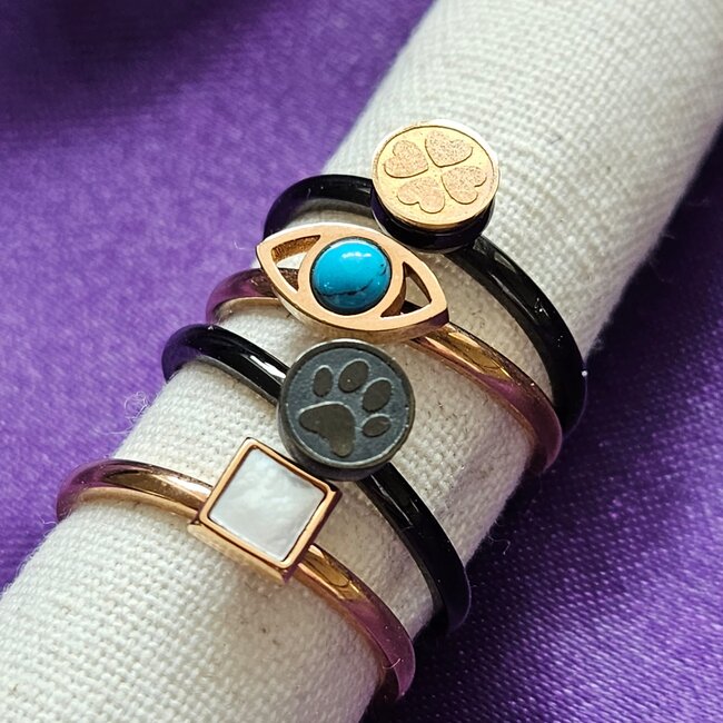 Vulringenset Nr 231 - Maat 17 -  Rosé goud