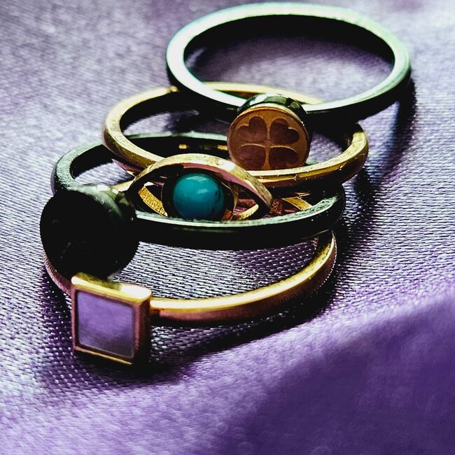 Vulringenset Nr 231 - Maat 17 -  Rosé goud