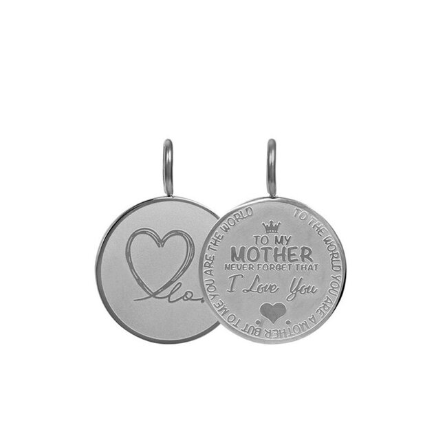 Pendant Mother Love Small - Zilver