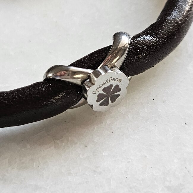 Leren  Armband Moesss Uno Style Bruin