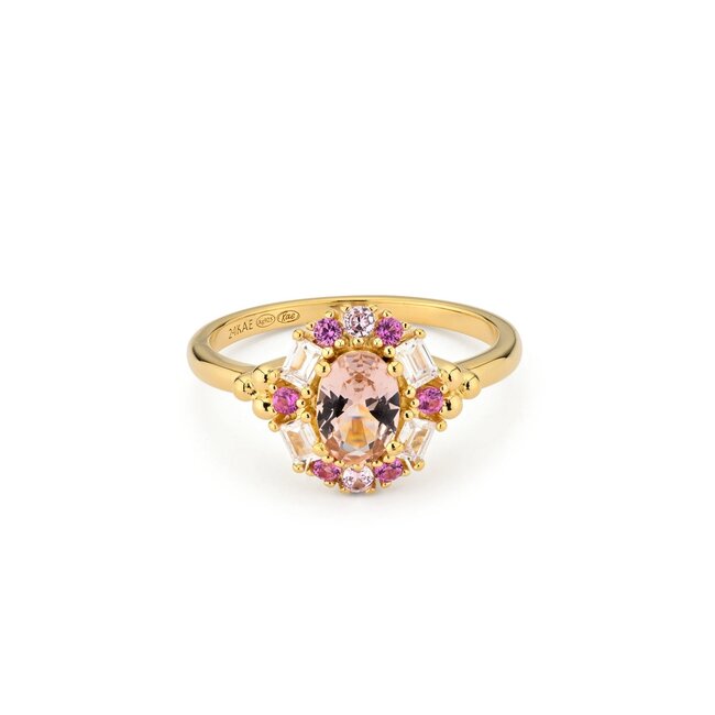 Ring met gekleurde stenen - 124113Y