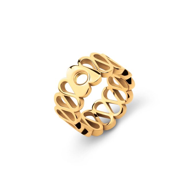 Melano Jewelry Vivid Vanity Ring - Goudkleurig