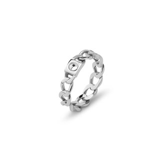 Melano Jewelry Twisted Tessa Ring - Zilverkleurig