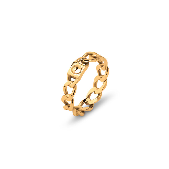 Twisted Tessa Ring - Goudkleurig