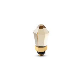 Melano Jewelry Twisted Icle Steentje - Champagne