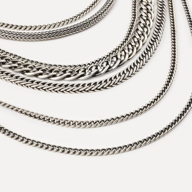 Ketting Nathalie Multi Chain Silver