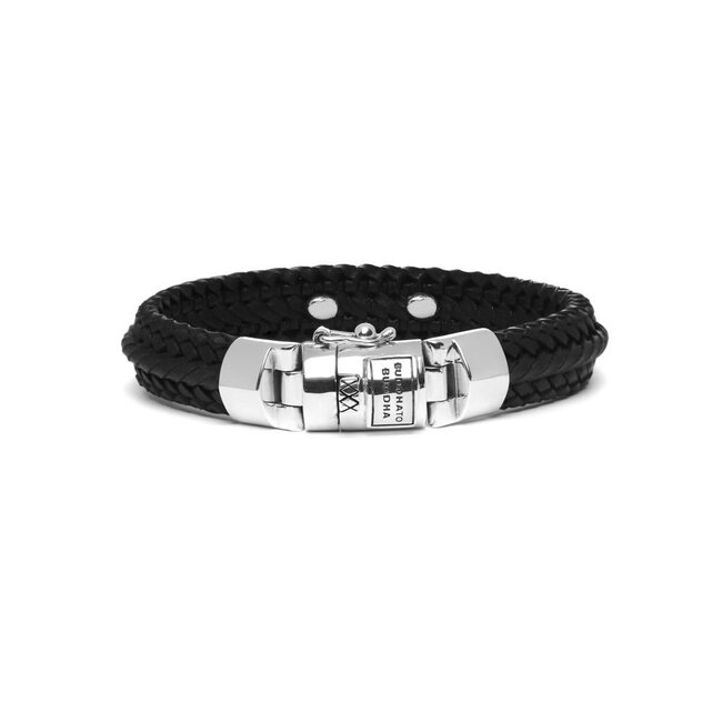 Armband Nurul Small Leer Zwart