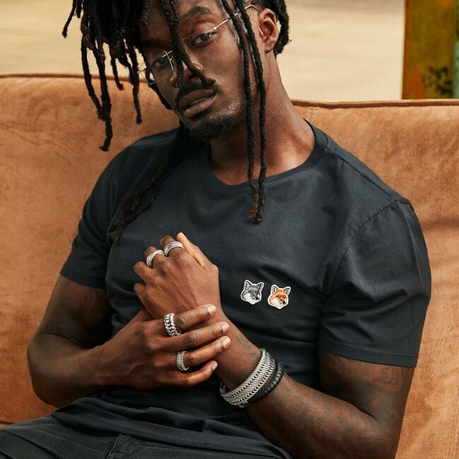 Armband Ben Leer Zwart