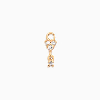 Eline Rosina **Reese Dangle - Gold Plated Sterling Silver
