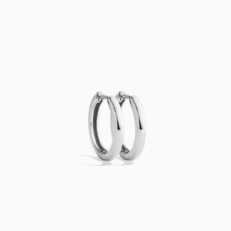 Eline Rosina **Classic Huggies (15mm) - Sterling zilver