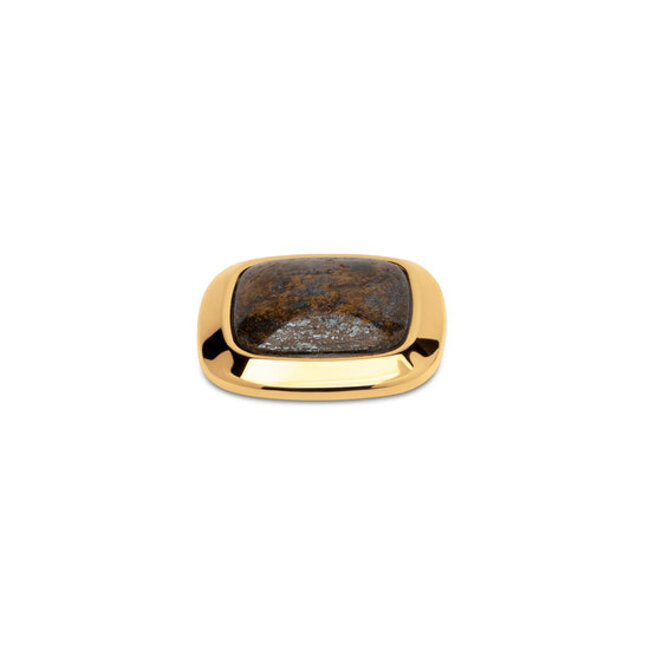 Kosmic Gem Square Steen Bronzite - Goudkleurig