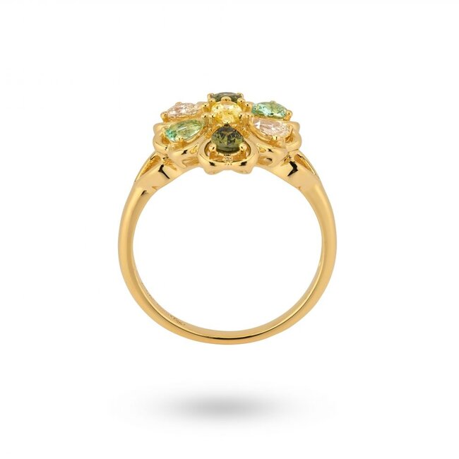 Ring met kleurstenen  - 124101Y