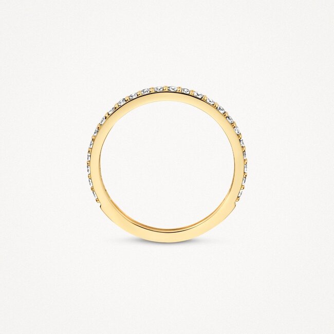 Ring 1244YZI - 14k Geelgoud met zirkonia
