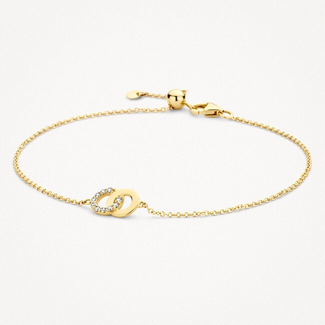 Armband 2223YZI - 14k Geelgoud met zirkonia