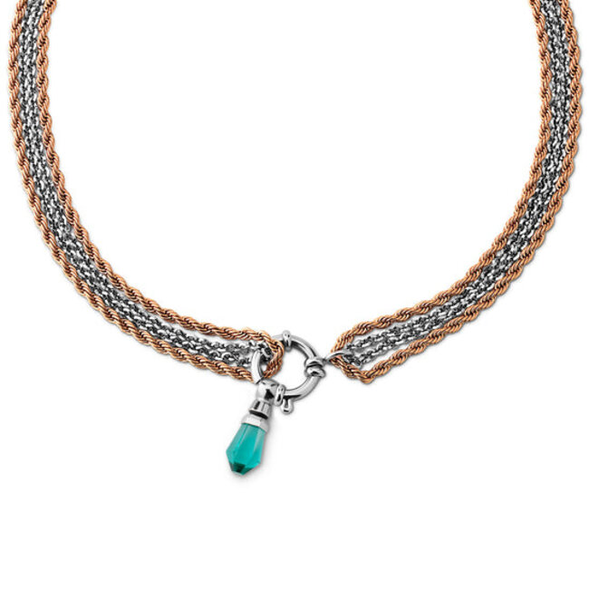 Friends & Twisted Dancing Leaves Ketting Set