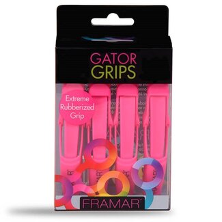 Framar Gator Grips Pink 4st.