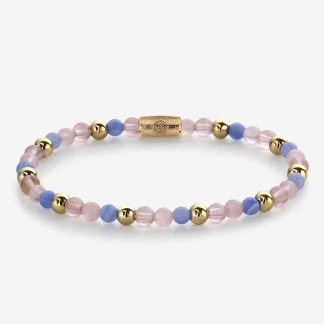Armband Pink Summer Vibes - 4mm - 18 ct ionplated