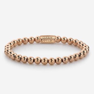 Rebel en Rose Rose Gold plated Only - 6mm