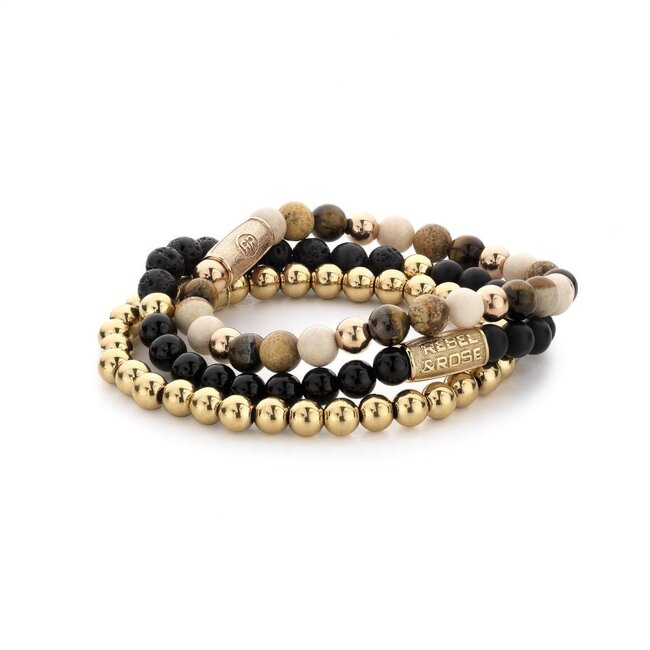 Armband Autumn Love - 4mm - 18 ct yellow gold plated