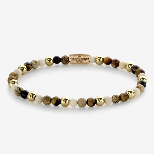 Armband Autumn Love - 4mm - 18 ct yellow gold plated