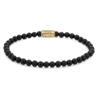 Rebel en Rose Black Velvet Gold - 4mm
