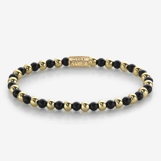 Rebel en Rose Mix Black Madonna - 4mm - 18 ct ionplated