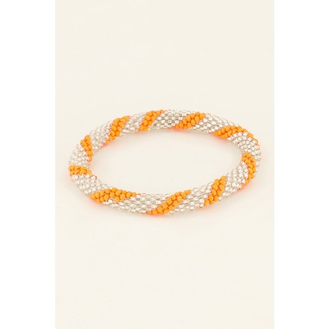 Armband met multikleur kralen