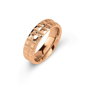 Melano Jewelry Twisted Tana Ring - Rosékleurig