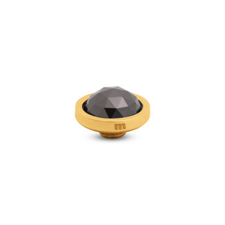 Melano Jewelry Vivid Facet CZ  Steentje Black