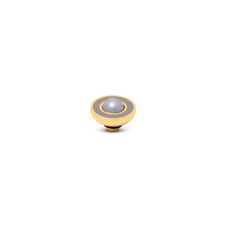 Melano Jewelry Vivid Resin Pearl Steentje Taupe Beige