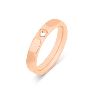 Melano Jewelry Twisted Tine Ring - Rosékleurig