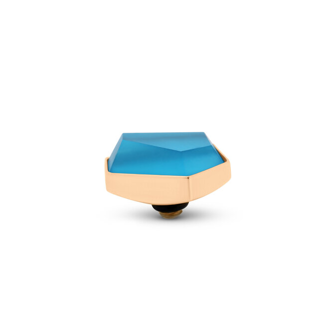 Twisted Frosted Geo Steentje  Sky Blue