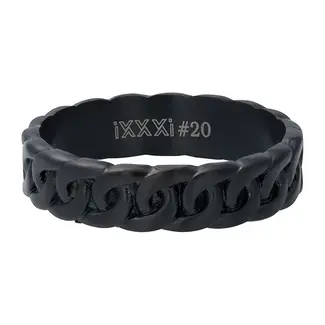 iXXXi Men Vulring Curb Chain 6mm - Zwart