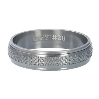 iXXXi Men Vulring Checker 6mm - Mat Zilver