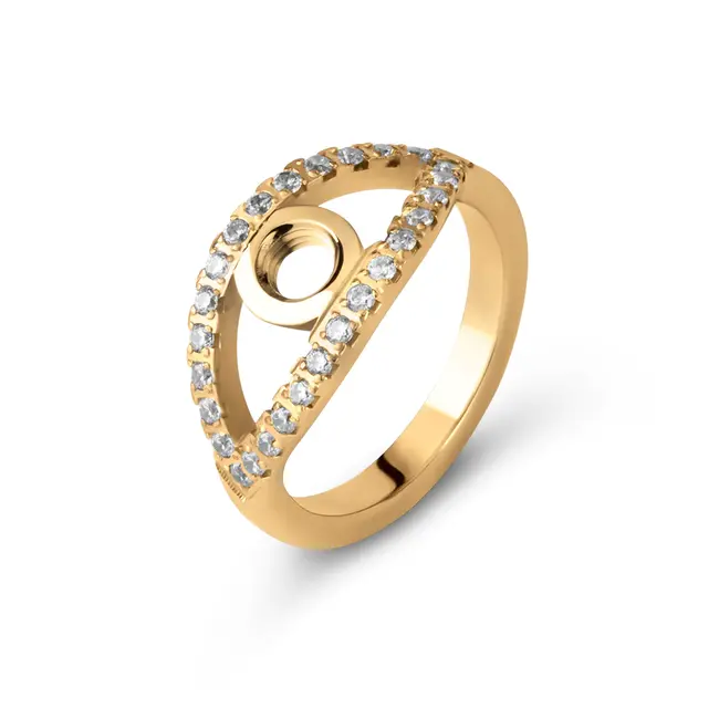 Melano Jewelry Vivid Vienne CZ Ring - Goudkleurig
