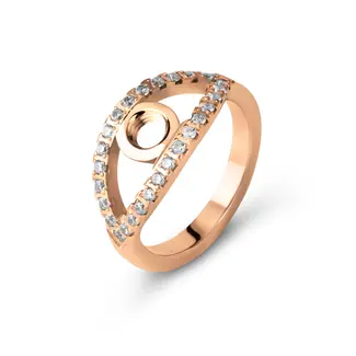 Melano Jewelry Vivid Vienne CZ Ring - Rosékleurig