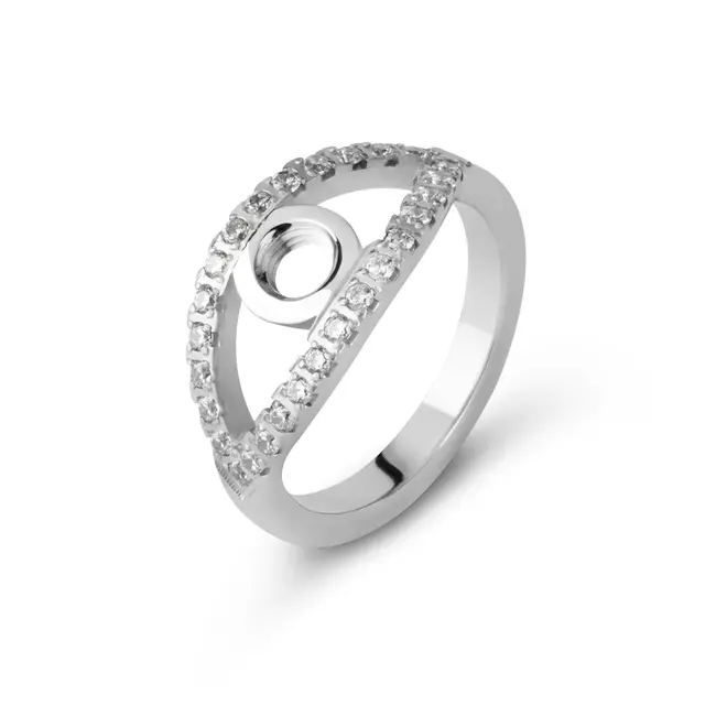 Melano Jewelry Vivid Vienne CZ Ring - Zilverkleurig