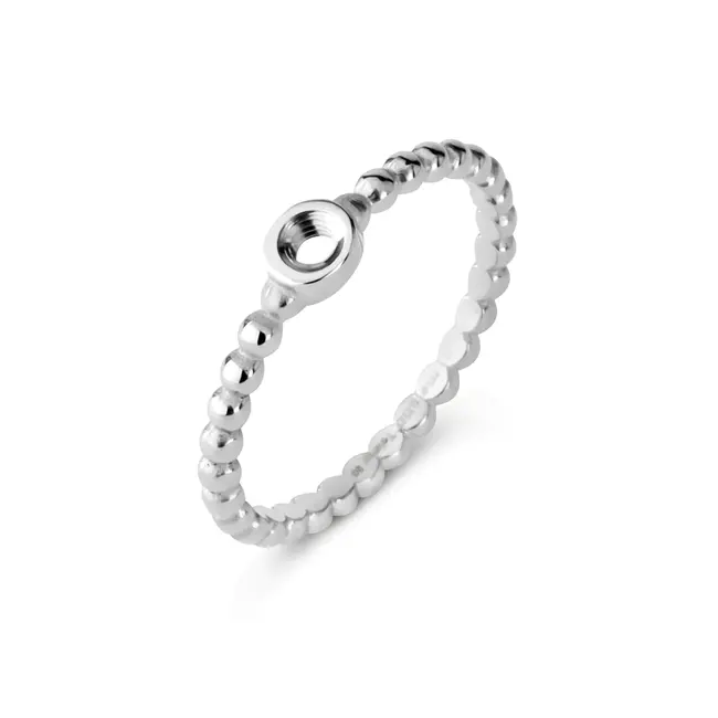 Melano Jewelry Twisted Tiem Ring - Zilverkleurig