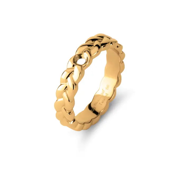 Melano Jewelry Twisted Tari Ring - Goudkleurig