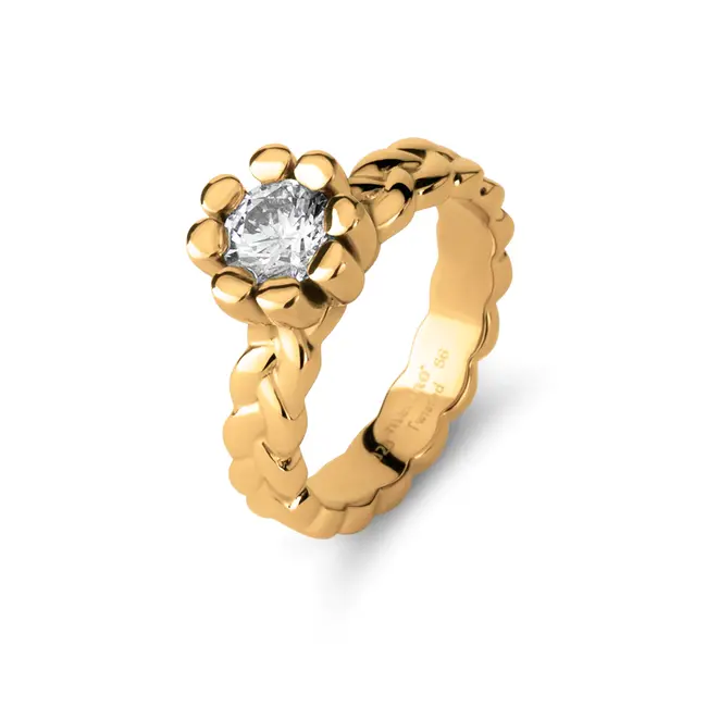 Twisted Tari Ring - Goudkleurig