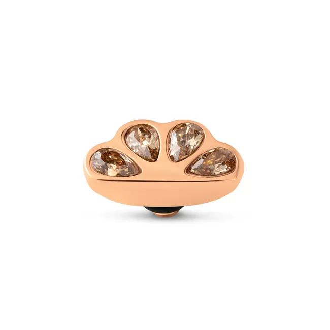 Twisted Wedge Steentje - Champagne