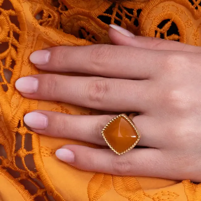 Kosmic Kore Ring - Goudkleurig