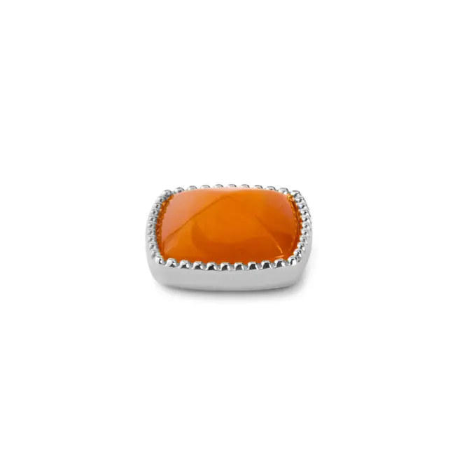 Kosmic Bali Square Gem Steen - Yellow Jade