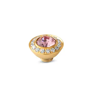 Melano Jewelry Vivid Radiant Steentje - Light Rose