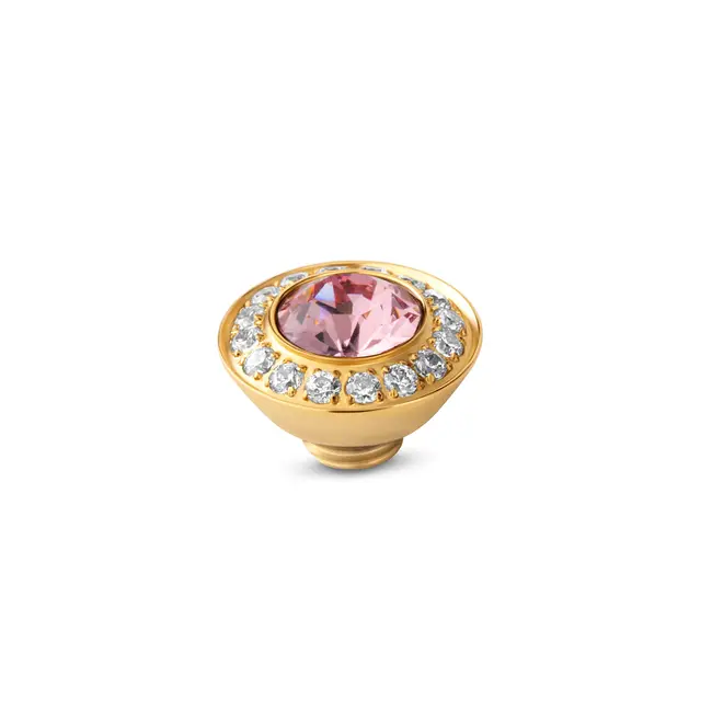 Melano Jewelry Vivid Radiant Steentje - Light Rose